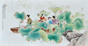 zeitgenössische kunst von Xiong Jinrong - Keramikmalerei 2