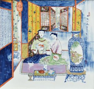 zeitgenössische kunst von Xiong Jinrong - Keramikmalerei 4