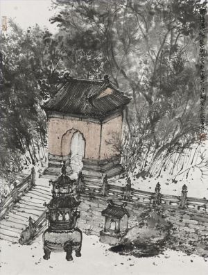 zeitgenössische kunst von Xu Gang - Malen aus dem Leben in Wudang