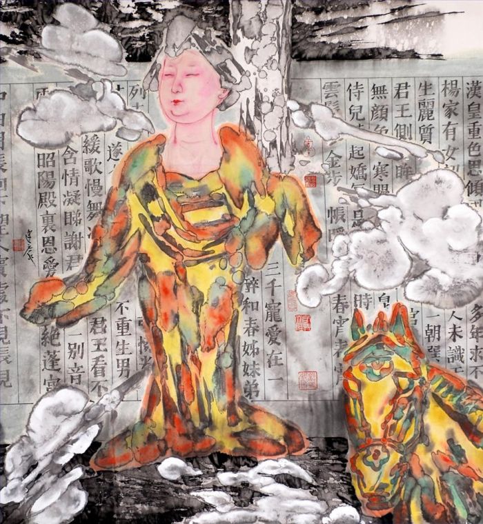 Xu Jiankang Chinesische Kunst - Stil der Tang-Dynastie