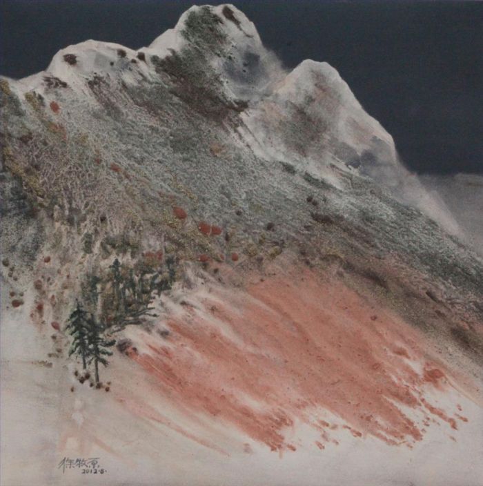 Xu Muyuan Andere Malerei - Kalter Berg