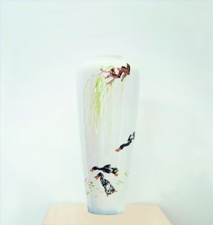 zeitgenössische kunst von Xu Ping - Frühling im Lotusteich
