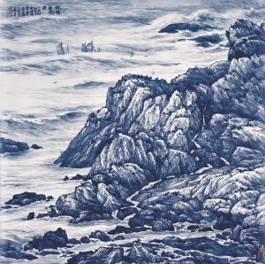 Zeitgenössische Malerei - Keramische Meereslandschaft 2
