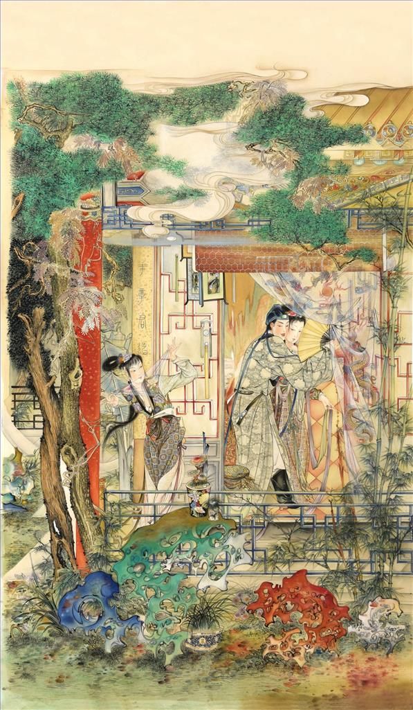 Xu Zisong Chinesische Kunst - Romanze der Westkammer