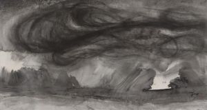 zeitgenössische kunst von Xuan Yongsheng - Berg Wasser Wolke Nebel Regen Hagel Gas Elektrizität Donner und ich