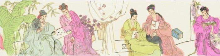 Yang Chunhua Chinesische Kunst - Voller Schönheiten 2