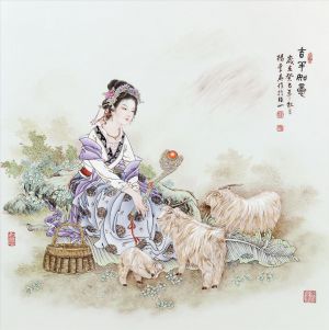 zeitgenössische kunst von Yang Liying - Viel Glück und Glück