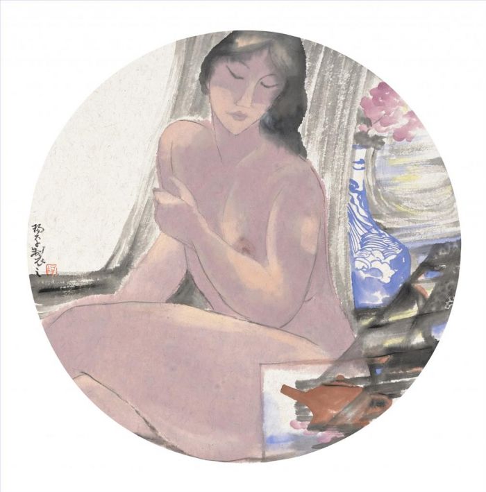 Yang Ping Chinesische Kunst - Monolog Blaues und weißes Porzellan 2
