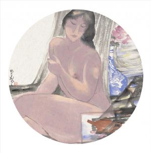 Zeitgenössische chinesische Kunst - Monolog Blaues und weißes Porzellan 2