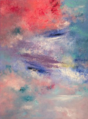 zeitgenössische kunst von Yang Sushan - Inmitten einer schillernden Wolke