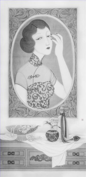 zeitgenössische kunst von Yang Zhenzhen - Die Hochzeit der Blumen im Spiegel