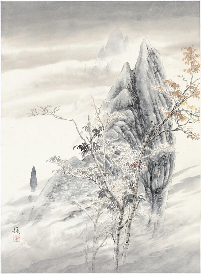 Yao Yuan Chinesische Kunst - 72 Szenen in Yellow Mount