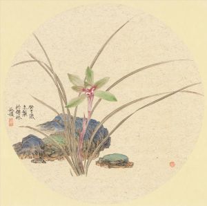 zeitgenössische kunst von Yao Yuan - Orchidee im tiefen Tal