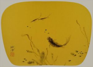 zeitgenössische kunst von Yu Binghao - Frei schwimmen