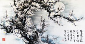 zeitgenössische kunst von Yu Haoguang - Wintersweet Der Gesandte des Frühlings