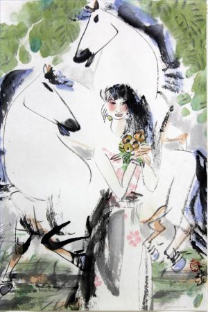 zeitgenössische kunst von Yu Shichao - Pferd 2