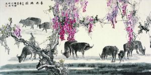 zeitgenössische kunst von Zhang Jishan - Freihand-Pinselführung 2