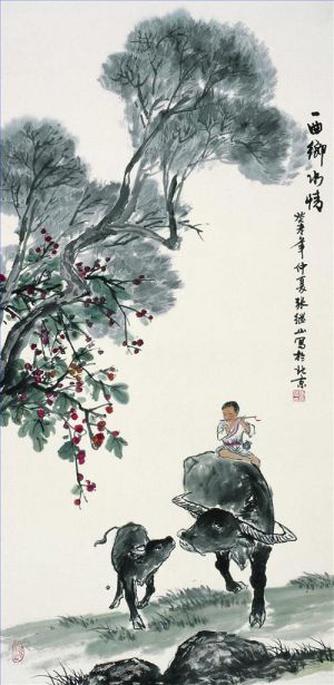zeitgenössische kunst von Zhang Jishan - Freihand-Pinselführung
