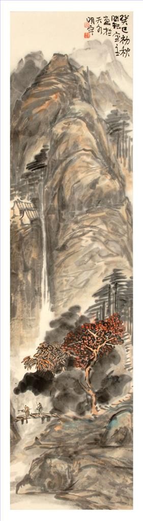 zeitgenössische kunst von Zhang Mingyu - Herbst im Qinlin-Gebirge