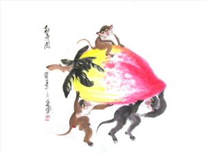 zeitgenössische kunst von Zhang Naicheng - Bieten Sie Glückwünsche zum Geburtstag an