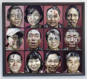 zeitgenössische kunst von Zhang Xianfei - Lächeln