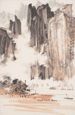 zeitgenössische kunst von Zhang Xiaohan - Segeln im Fluss