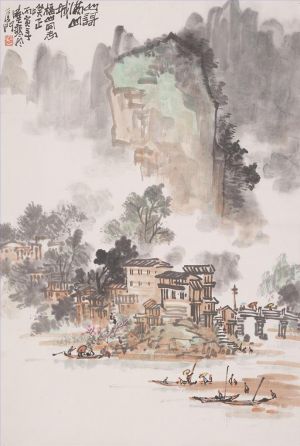 zeitgenössische kunst von Zhang Xiaohan - Lieder über der Bergstadt