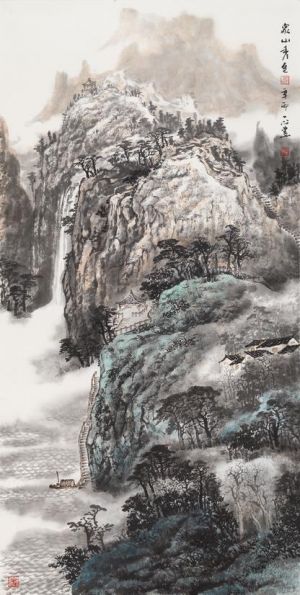 zeitgenössische kunst von Zhang Yixin - Wunderschöner Berg in der Heimatstadt
