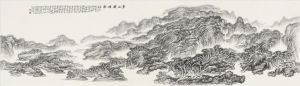 zeitgenössische kunst von Zhang Zhengui - Berge über Bergen