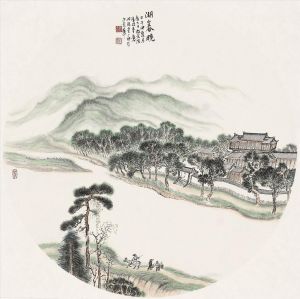 zeitgenössische kunst von Zhang Zhengui - Frühlingsdämmerung im See