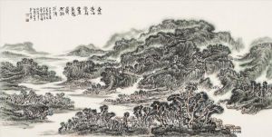 Zeitgenössische chinesische Kunst - Frühlingslandschaft