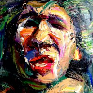 Zeitgenössische Ölmalerei - Höhepunkt der Psychose