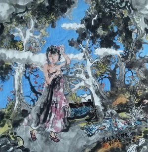 zeitgenössische kunst von Zhang Zhichao - Im Wald