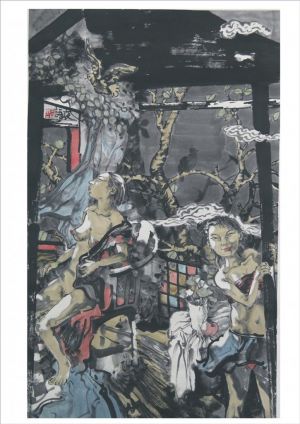 zeitgenössische kunst von Zhang Zhichao - Die Geschichte der Nacht