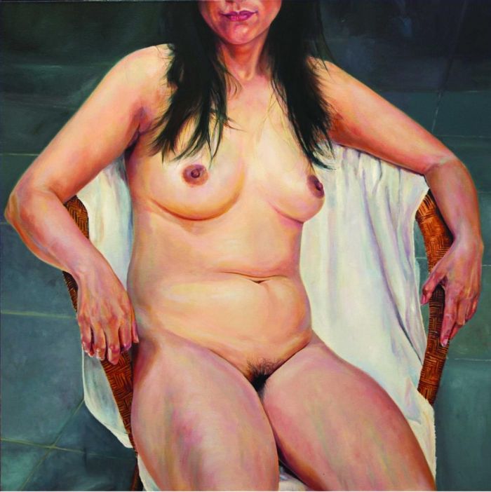 Zhao Heng Ölgemälde - Nackt