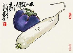 zeitgenössische kunst von Zhao Pu - Gemüse