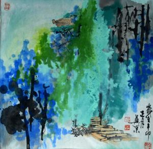 zeitgenössische kunst von Zheng Xingye - Tief in die Gasse