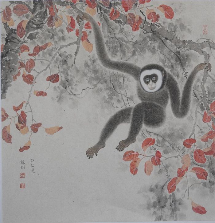 Zhao Yuzhao Chinesische Kunst - Heiliger Affe