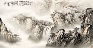 zeitgenössische kunst von Zhou Jinshan - Nach Regenwasserfall