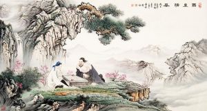 zeitgenössische kunst von Zhou Jinshan - Kühle Brise vom Berggipfel