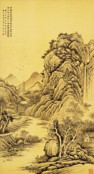 zeitgenössische kunst von Zhou Jinshan - Gedicht in The Mountain Deep