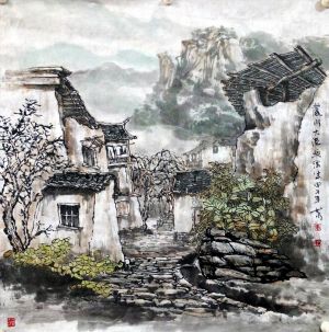 zeitgenössische kunst von Zhou Rushui - Landschaft 2