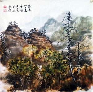 zeitgenössische kunst von Zhou Rushui - Landschaft 4