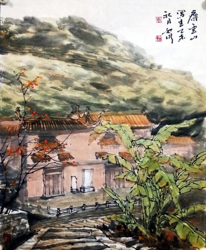 Zhou Rushui Chinesische Kunst - Landschaft 5