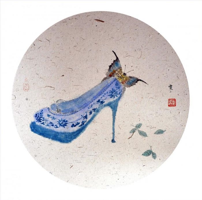 Zhou Wenwen Chinesische Kunst - Blaues und weißes Porzellan, 6 Düfte