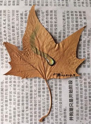 zeitgenössische kunst von Zhou Xiaodi - Wie es geht, Blatt