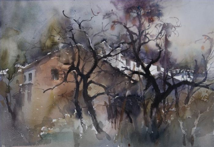 Zuo Jianhua Andere Malerei - Herbstregen