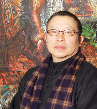 Zeitgenössische Künstler der Ölgemälde Luo Zhongli