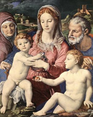 Agnolo di Cosimo Werk - Heilige Familie