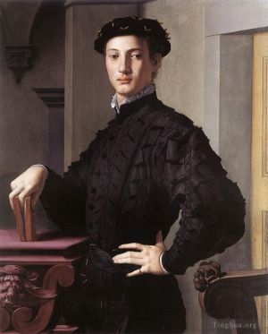 Agnolo di Cosimo Werk - Porträt eines jungen Mannes